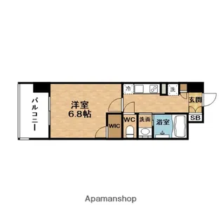 リビオメゾン西天満【11階】の間取り