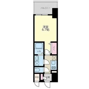 Quintet NAMBA【5階】の間取り