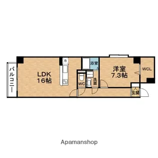 サニーレジデンス野田【4階】の間取り