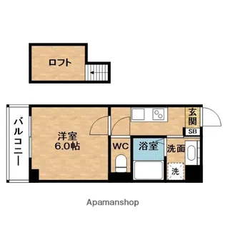 レア・ファースト【8階】の間取り