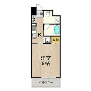 グランツ西大橋(旧ルクレ立売堀)【8階】の間取り