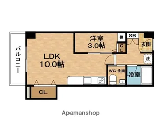 ローレルハイツ大淀2号棟【7階】の間取り