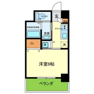 プロスパー十三【5階】の間取り