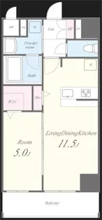 グランディア大阪ノース【7階】の間取り