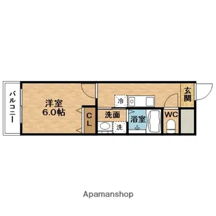 レジデンス鷺洲【10階】の間取り