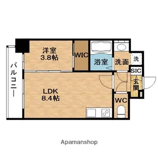エスリードレジデンス梅田マークス【3階】の間取り