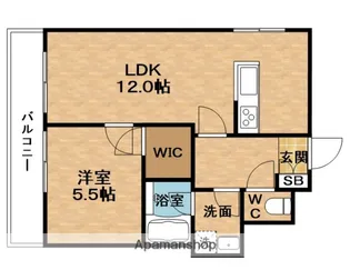 ロイヤル21【3階】の間取り