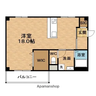 メゾン富士【5階】の間取り