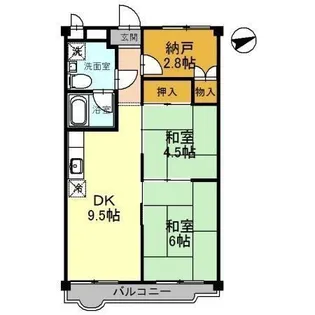 ハイツフルカワ【305号室】の間取り
