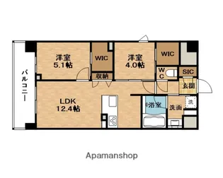 CENT LIVIE(セントリヴィエ)大阪梅田【5階】の間取り