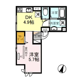 DIAMOND FUJI 88【2階】の間取り