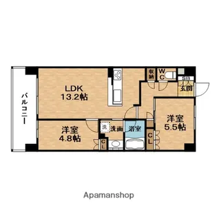 アーバンパーク淡路【8階】の間取り