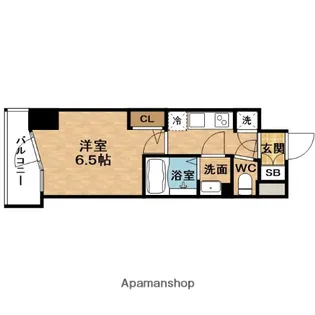 ファステート大阪グリーン【13階】の間取り