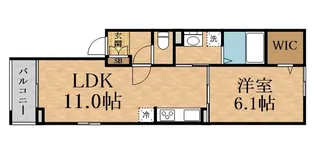 フェリシダ【2階】の間取り