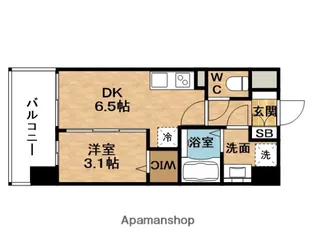 プレサンス東淀川駅前プロ—シェ【13階】の間取り