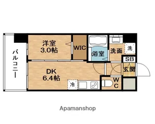 PRESSANCE東淀川駅前プローシェ【14階】の間取り
