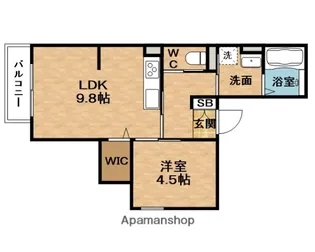 YOURMAISON TENMA【1階】の間取り