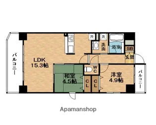 ブリックメゾン【4階】の間取り