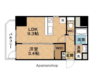 セレニテ東梅田アリエ【2階】の間取り