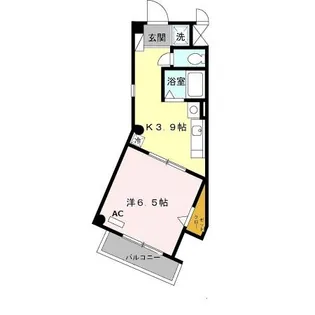 メビウスハウス【201号室】の間取り