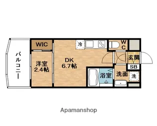 セレニテ新大阪アリエ【10階】の間取り