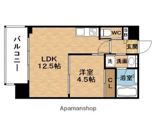プレジオ塚本ASIAN【2階】の間取り