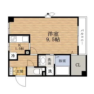 大阪府大阪市天王寺区小橋町【マンション】の間取り