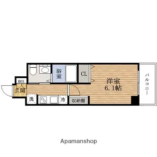 大阪府大阪市浪速区幸町3丁目【マンション】の間取り