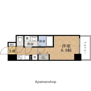 大阪府大阪市中央区島之内1丁目【マンション】の間取り