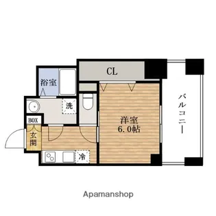 大阪府大阪市中央区南船場1丁目【マンション】の間取り