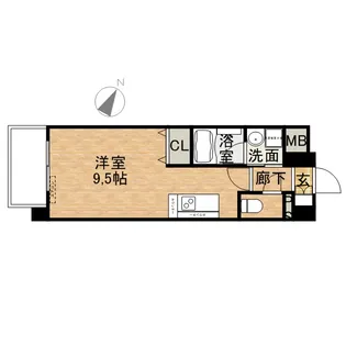 エル・セレーノ東三国【6階】の間取り