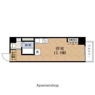 大阪府大阪市中央区南船場1丁目【マンション】の間取り