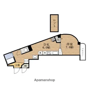 大阪府大阪市西区九条南3丁目【マンション】の間取り