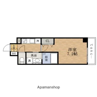 大阪府大阪市中央区平野町1丁目【マンション】の間取り
