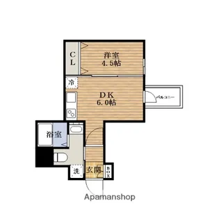 大阪府大阪市中央区南久宝寺町2丁目【マンション】の間取り