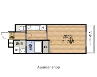 大阪府大阪市浪速区大国3丁目【マンション】の間取り
