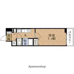 大阪府大阪市中央区南久宝寺町1丁目【マンション】の間取り