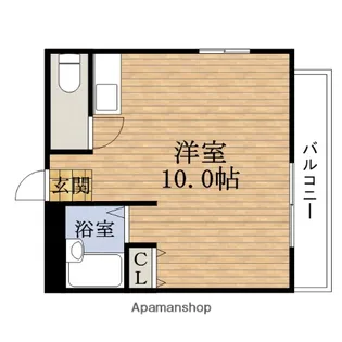 大阪府大阪市中央区島之内2丁目【マンション】の間取り