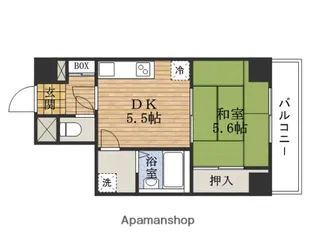 大阪府大阪市中央区南久宝寺町4丁目【マンション】の間取り
