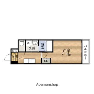 大阪府大阪市西区靱本町3丁目【マンション】の間取り