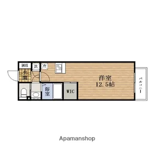 大阪府大阪市中央区高津3丁目【マンション】の間取り