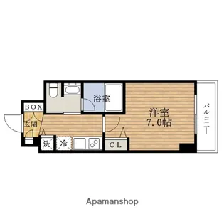大阪府大阪市西区靱本町3丁目【マンション】の間取り
