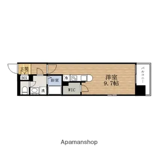 大阪府大阪市中央区南久宝寺町1丁目【マンション】の間取り