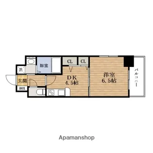 大阪府大阪市西区土佐堀1丁目【マンション】の間取り