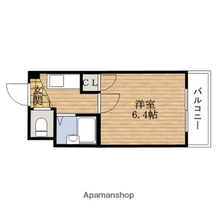 大阪府大阪市西区南堀江3丁目【マンション】の間取り