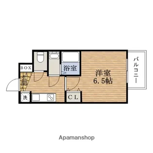 大阪府大阪市中央区松屋町【マンション】の間取り