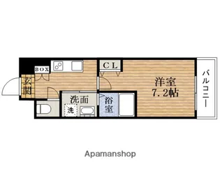 大阪府大阪市浪速区敷津東1丁目【マンション】の間取り