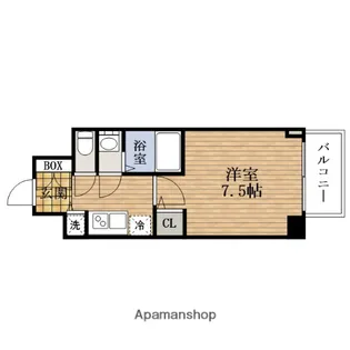大阪府大阪市浪速区元町2丁目【マンション】の間取り