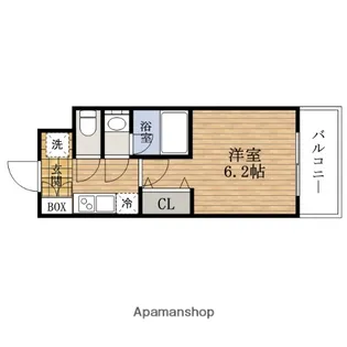 大阪府大阪市浪速区稲荷2丁目【マンション】の間取り