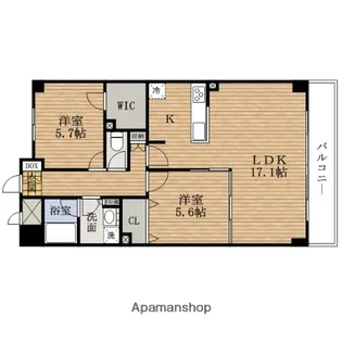 大阪府大阪市東成区玉津1丁目【マンション】の間取り